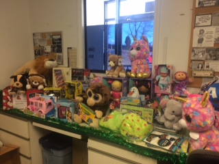 Santa Shop toys donated by the employees  at Southern’s Wytheville location. 